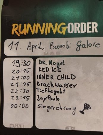 Running-Order